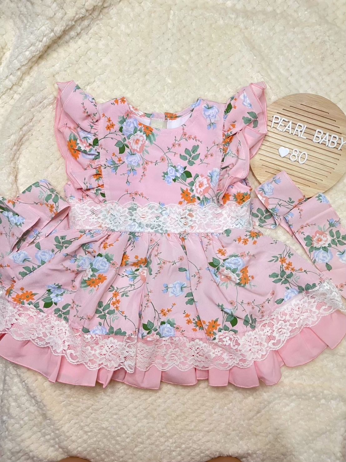 珍珠貝比 PEARL BABY 花花洋 80cm