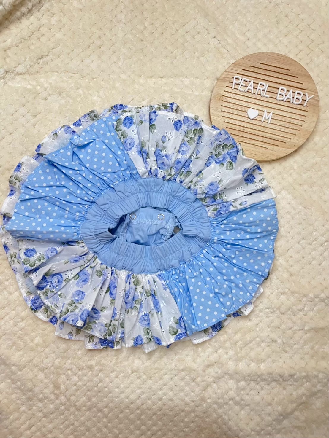 珍珠貝比 PEARL BABY 妳說藍色是妳最愛的顏色 M
