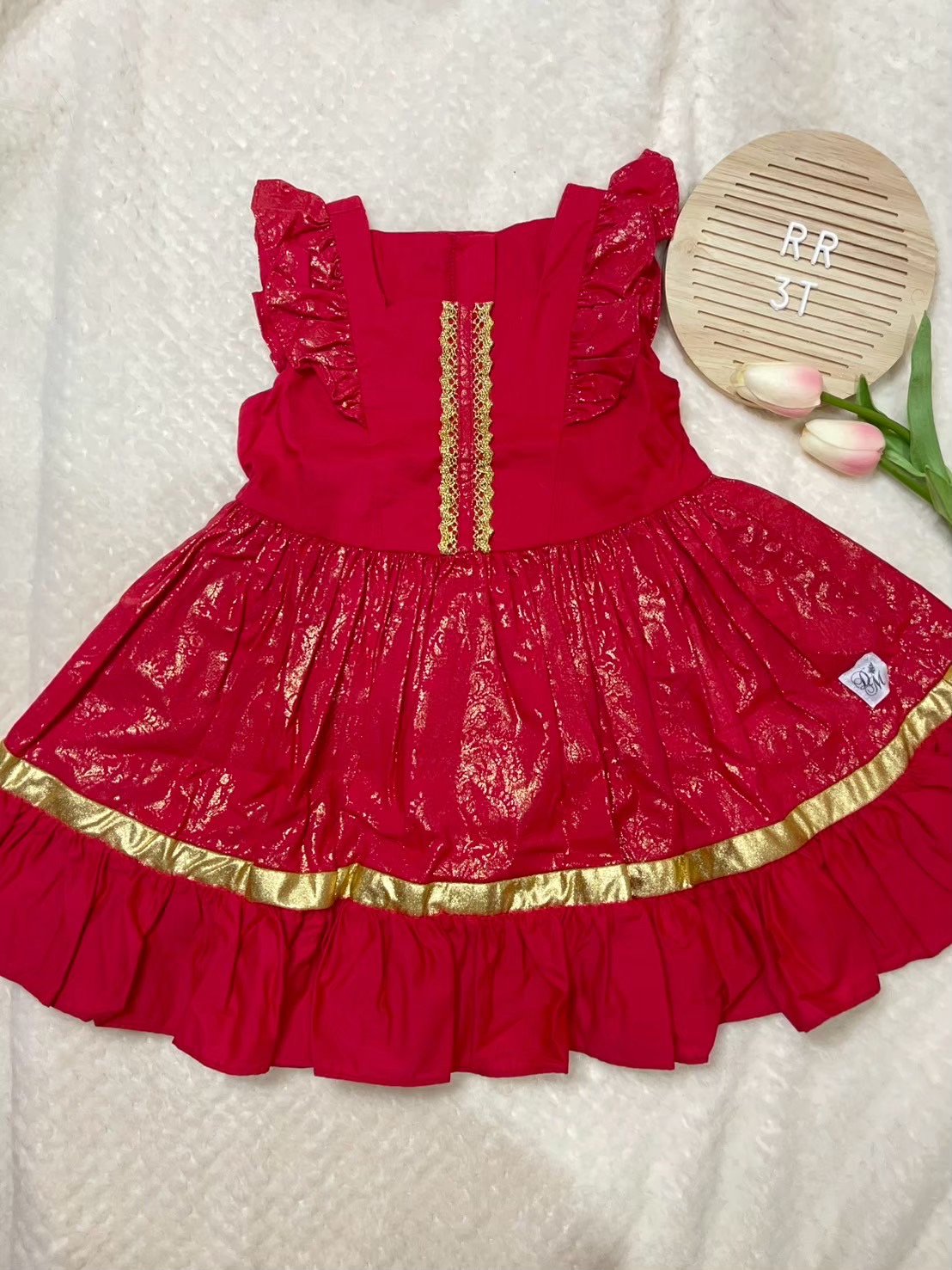 Ricrac&Ruffles (Kindilu) 洋裝 3T