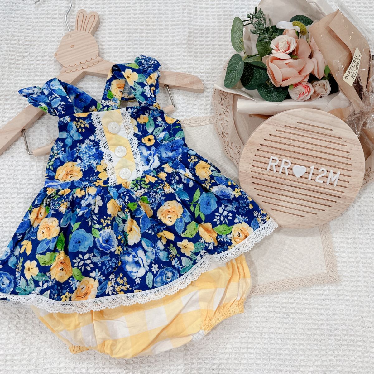 Ricrac&Ruffles (Kindilu) 包屁 12m
