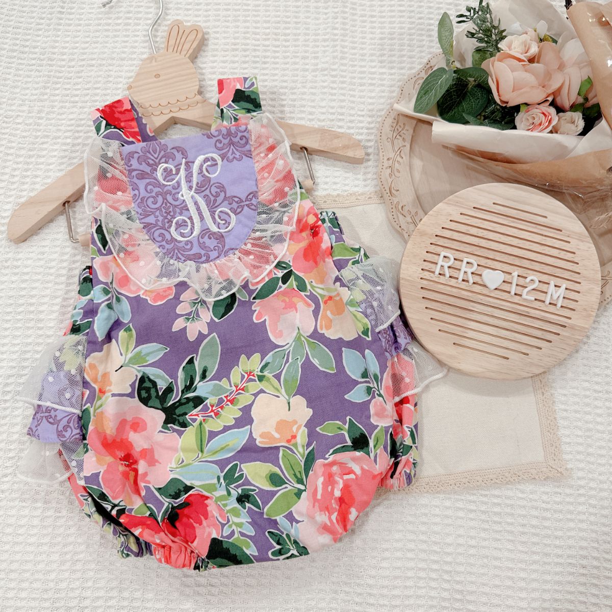 Ricrac&Ruffles (Kindilu) 包屁 12m