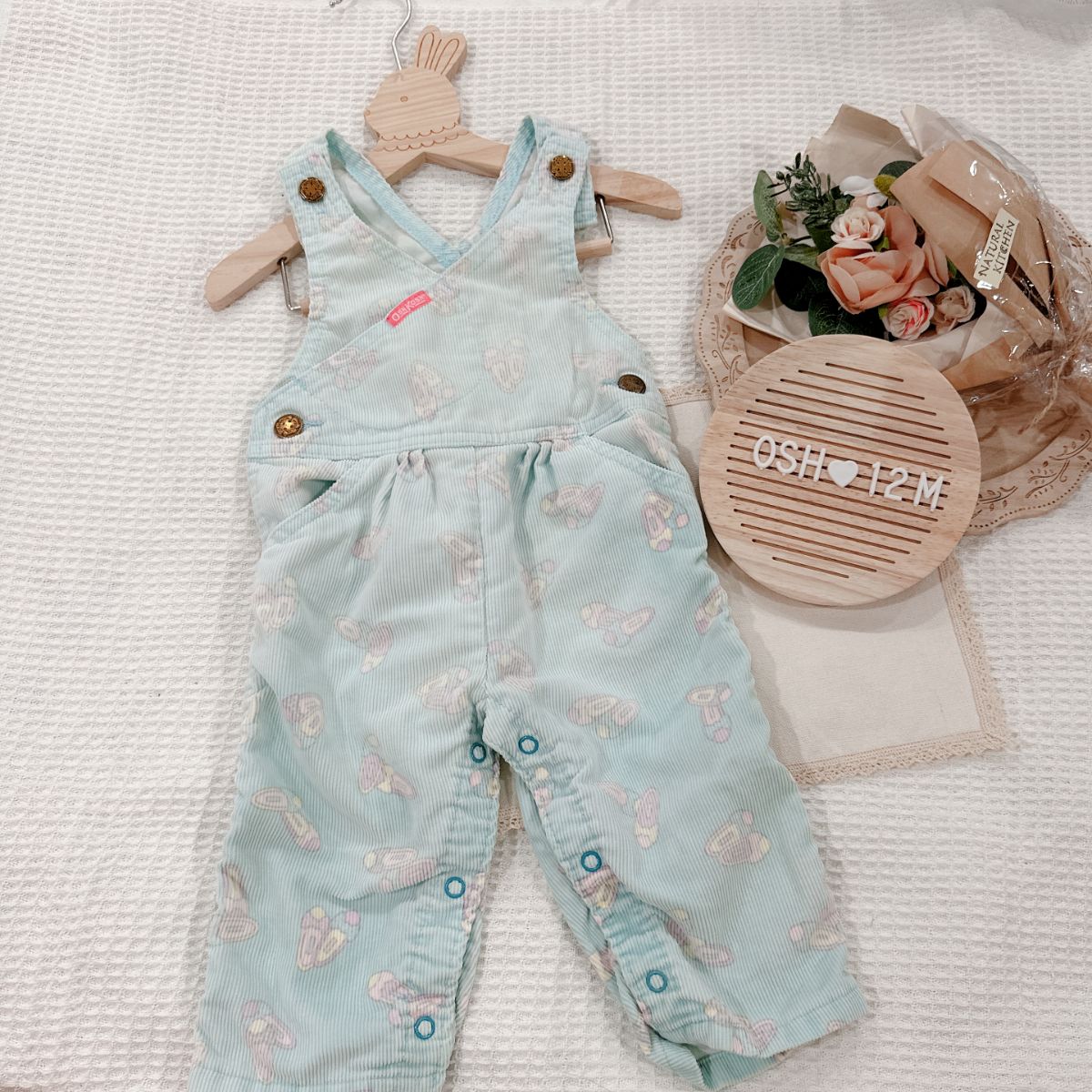 OshKosh & carter’s Vintage 洗白非常嚴重 12m