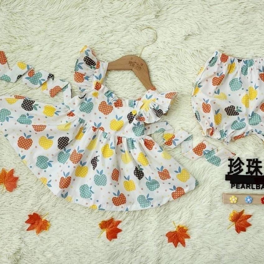 珍珠貝比 PEARL BABY 250810泰國PBJ手工套裝set彩色蘋果【J285】(上月架) 24m