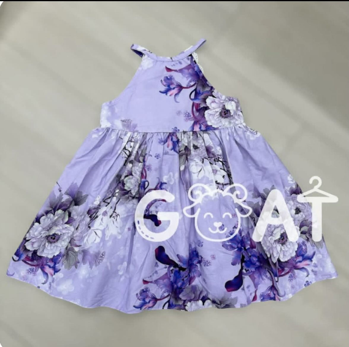 AN家(Goat) 紫花美背 70cm