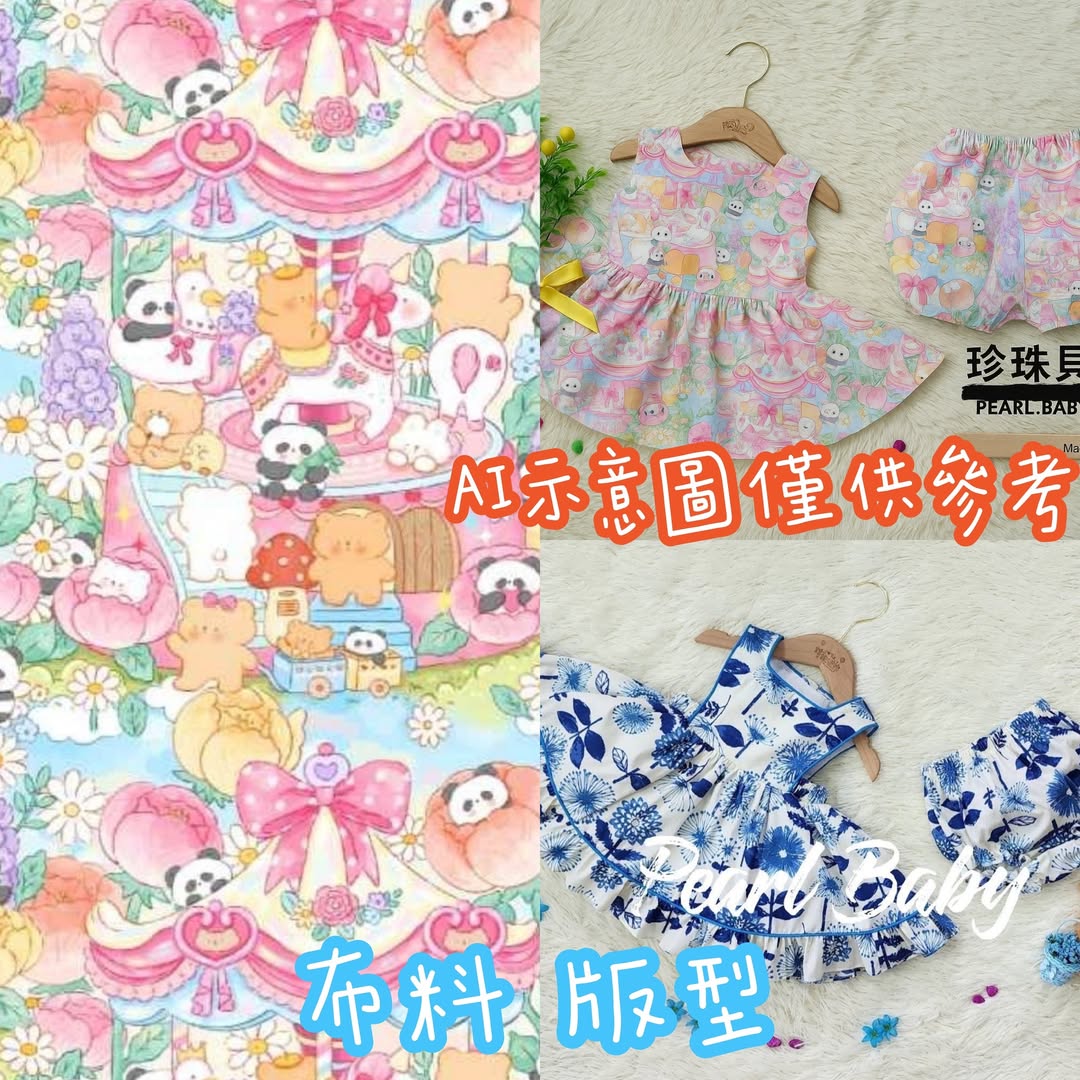 珍珠貝比 PEARL BABY 250822泰國PBJ套裝熊貓甜點樂園 4Y