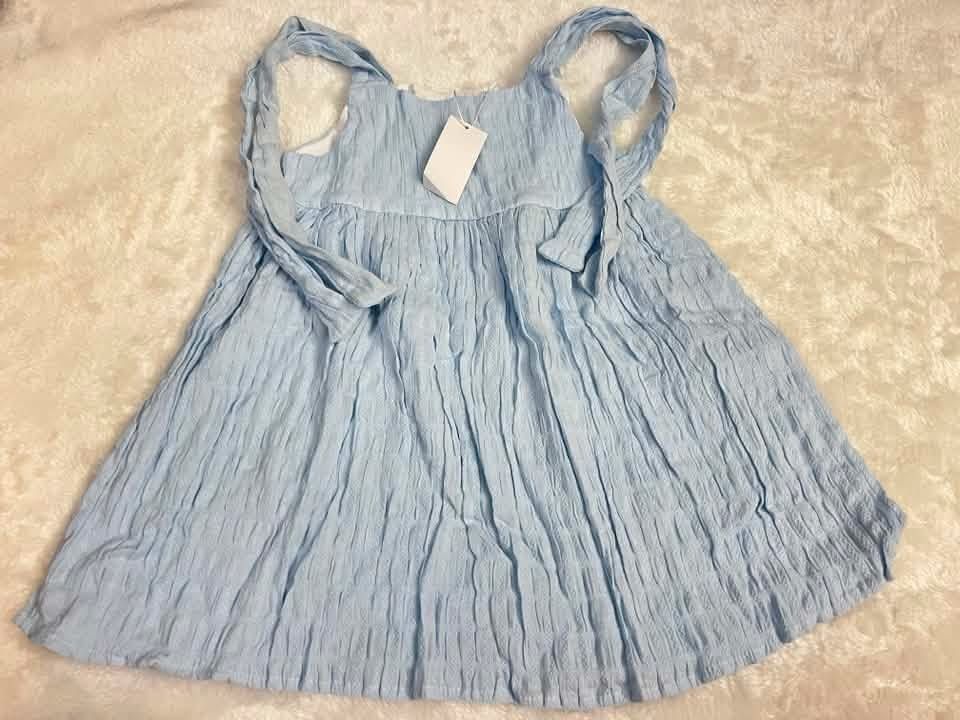 珍珠貝比 PEARL BABY 藍色洋裝 1y